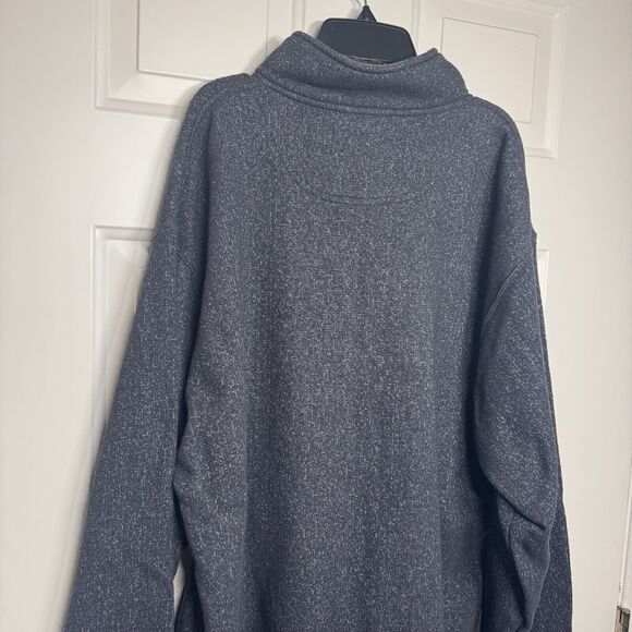Orvis Pullover Mens XL Gray Quarter Zip Sweater Sweatshirt Hiking Outdoors - Picture 5 of 7